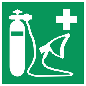 E028 safe condition oxygen resuscitator